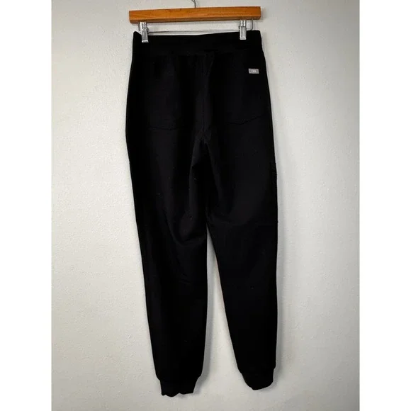 FIGS Zamora Jogger Scrub Pants Womens Black FIONx Slim Fit Cargo Pocket Small - Picture 6 of 11